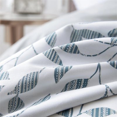 Wit Katoenen Dekbedovertrek 240x220