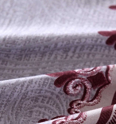 Wit En Rood Dekbedovertrek