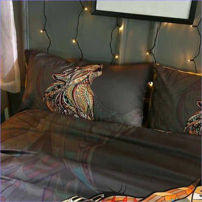 Boheemse Wolf Dekbedovertrek