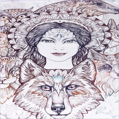 Wolf Dekbedovertrek In Boheemse Stijl