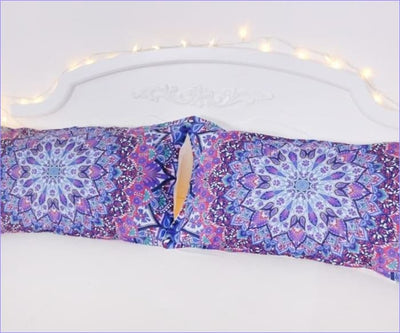 Paarse Caleidoscoop Mandala Dekbedovertrek