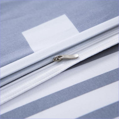 Wit Kruis Modern Dekbedovertrek