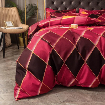 Rood Oranje Dekbedovertrek