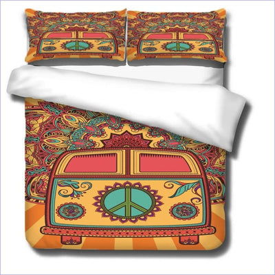 Van Peace And Love Dekbedovertrek