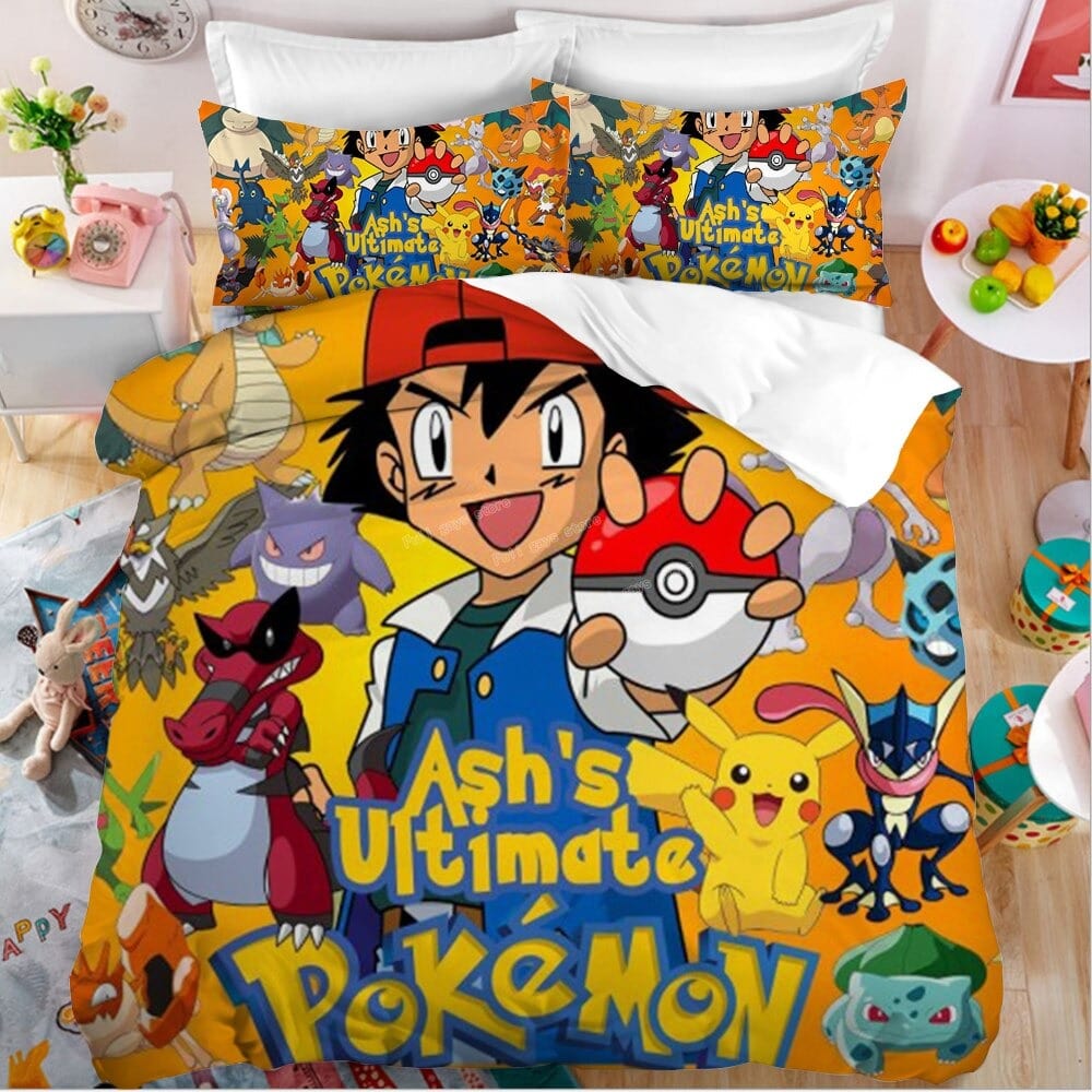 Pokemon Bedrukt Dekbed
