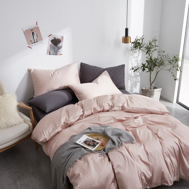 Lichtbruin Effen Beddengoed Van 100% Katoen