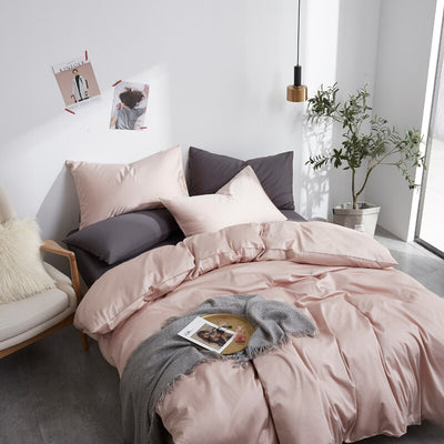 Lichtbruin Effen Beddengoed Van 100% Katoen