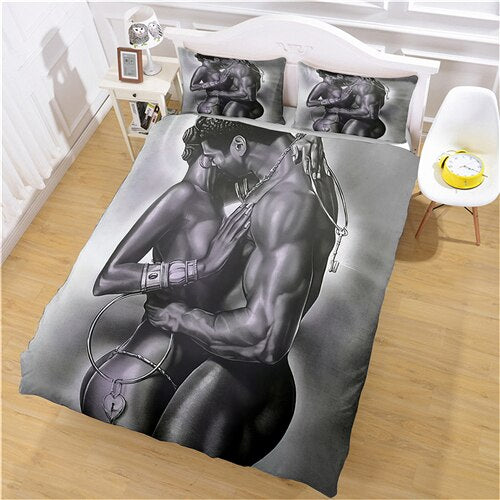 Naakt Paar Dekbedovertrek