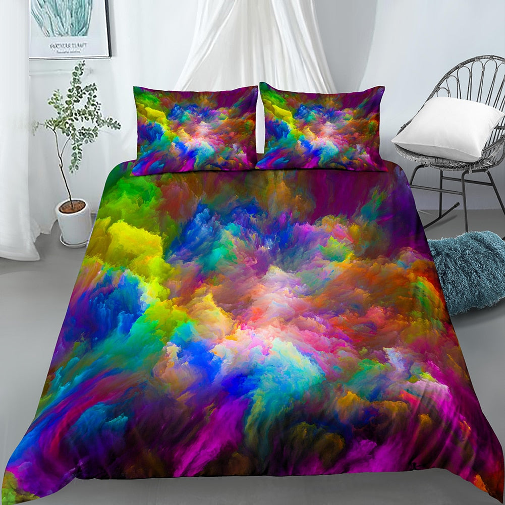 Veelkleurig Rookdekbedovertrek