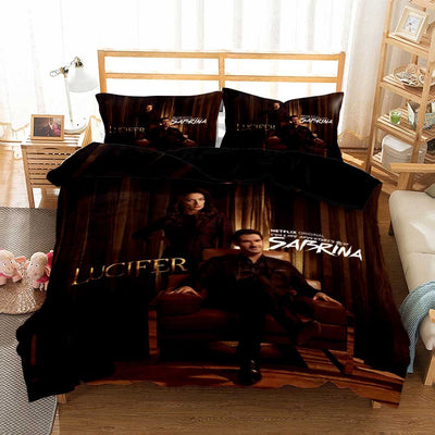 Lucifer En Chloe Dekbedovertrek