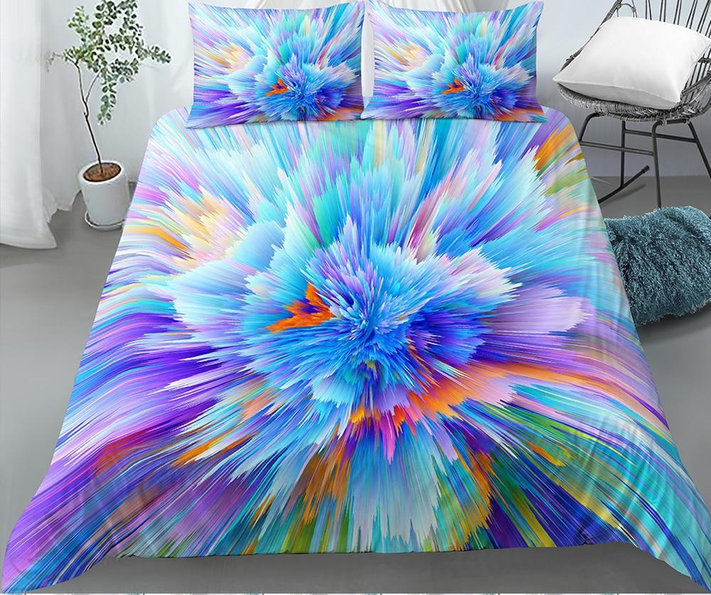 Veelkleurig Psychedelisch Dekbedovertrek