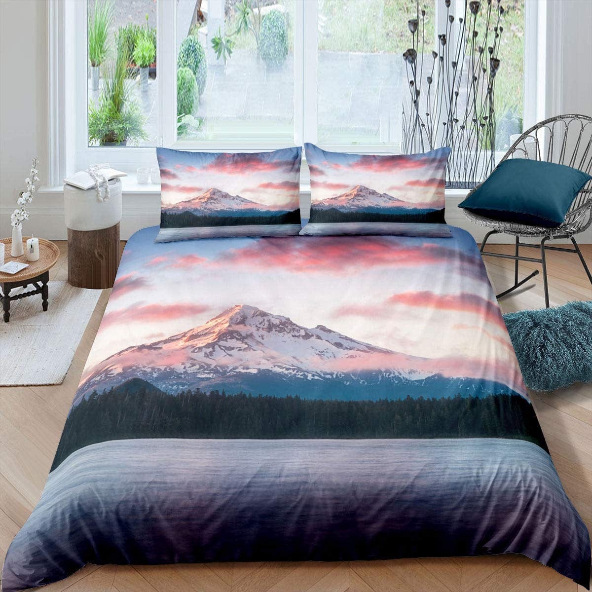 Dekbedovertrek 240x220 Bergpatroon