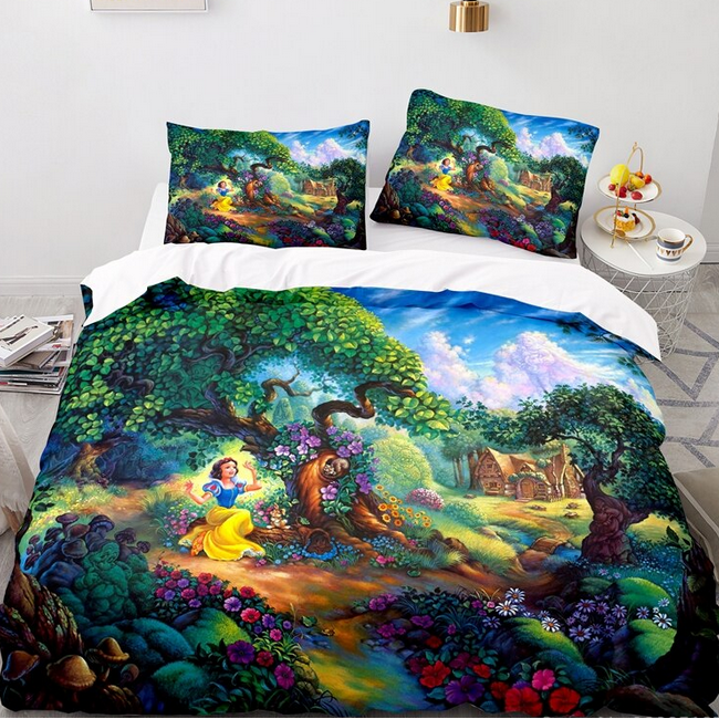 Sneeuwwitje In Het Bos Dekbedovertrek