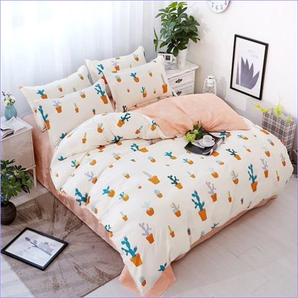 Ingemaakte Cactus Dekbedovertrek