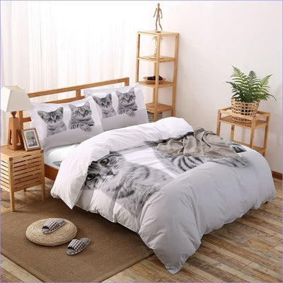 Morning Hug Cats Dekbedovertrek
