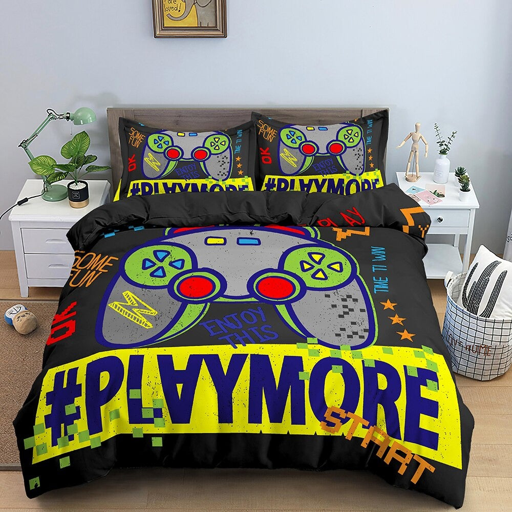Gamer Play Plus Dekbedovertrek