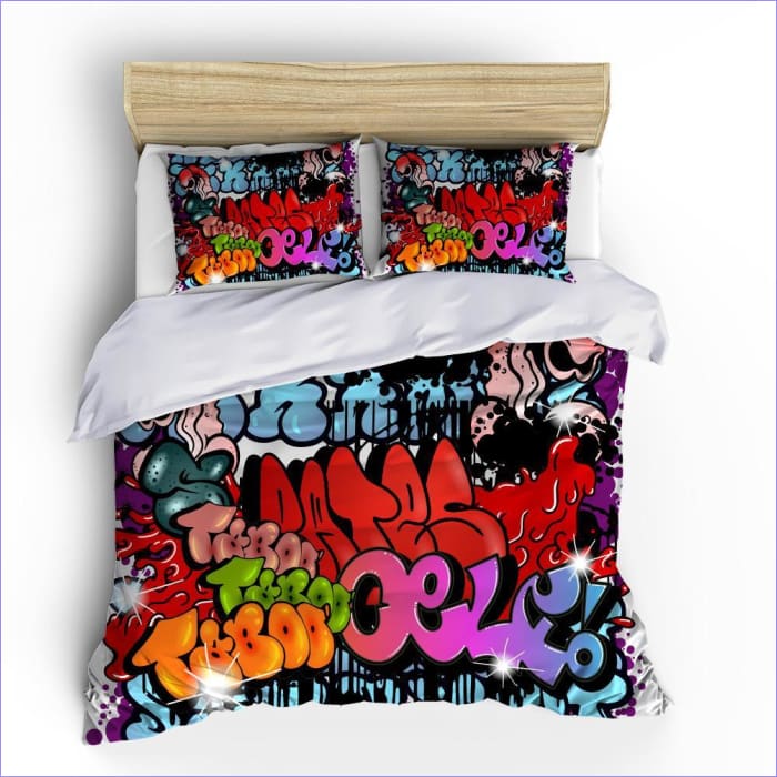 Graffiti Dekbedovertrek 220x240