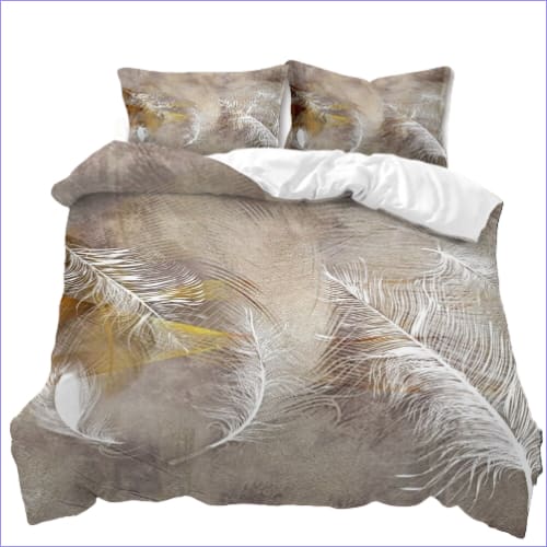 Bruin Vintage Veren Dekbedovertrek