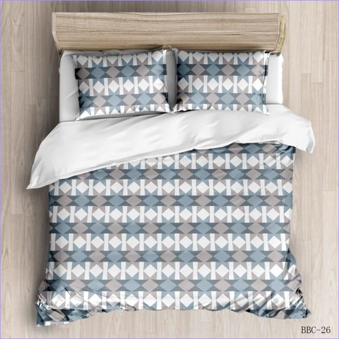 Modern Gekleurde Diamanten Dekbedovertrek