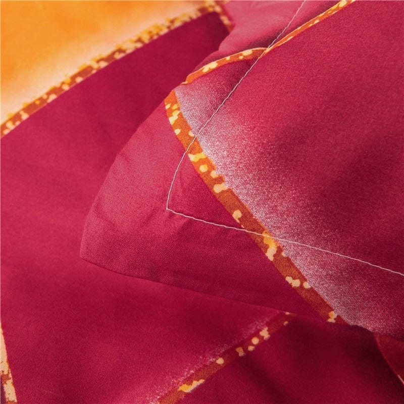 Rood Oranje Dekbedovertrek