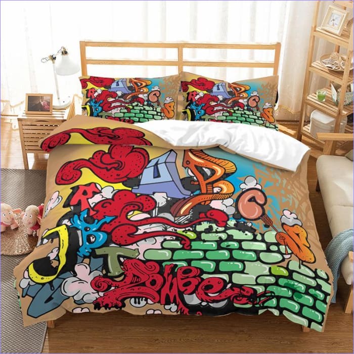 Tag Graffiti Dekbedovertrek