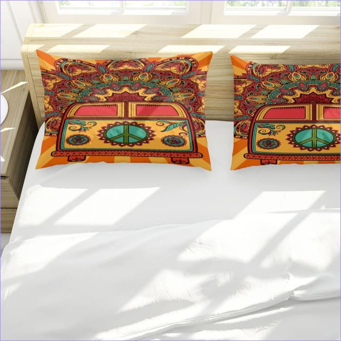 Van Peace And Love Dekbedovertrek