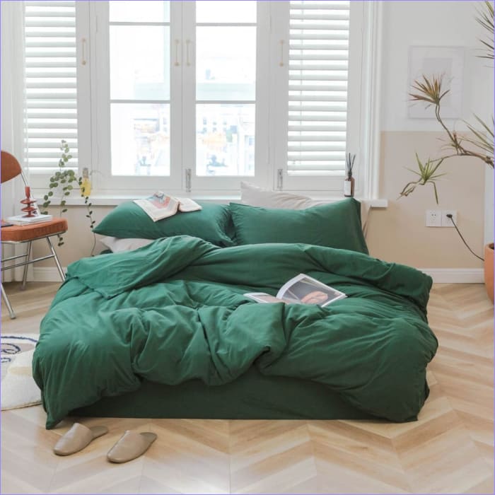 Jade Groen Dekbedovertrek