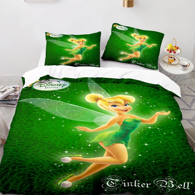 Groen Dekbedovertrek Tinker Bell Fly