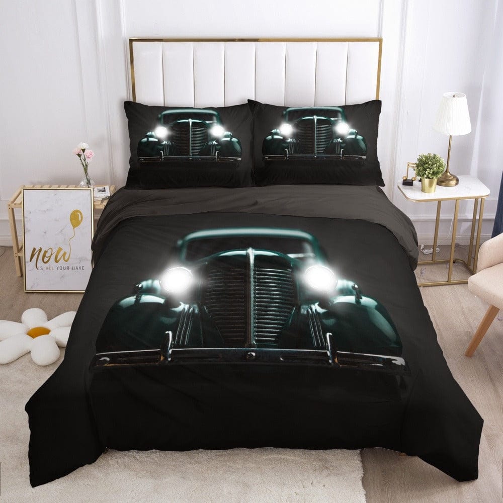 Vintage Auto Dekbedovertrek