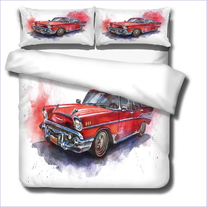 Retro Auto Dekbedovertrek